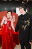 枝己新中式新娘旗袍敬酒服2025新款結(jié)婚訂婚古裝嫁衣出閣服婚紗禮服 S2465(僅女裝) M 曬單實拍圖