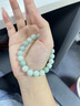 中國黃金China Gold玉石翡翠手串女冰透玉轉(zhuǎn)運珠手鏈生日禮物送女友媽媽老婆結(jié)婚紀念 翡翠手串+證書禮盒 曬單實拍圖