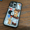CASETIFY 烤棉花糖餅干 柿子椒熊系列 適用于iPhone 14/15/16 Plus/Pro/Max手機(jī)殼 透明黑框Magsafe iPhone 16 Pro Max 曬單實(shí)拍圖