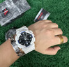 卡西歐（CASIO）男士手表G-SHOCK黑金雙顯學(xué)生防水運(yùn)動黑武士電子石英日韓表禮物 潮酷白藍(lán) GA-100B-7A 曬單實(shí)拍圖