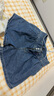 森馬（Semir）牛仔褲女寬松短褲chic百搭2025夏季高腰A字褲甜酷風(fēng)109325122001 曬單實(shí)拍圖
