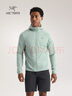 ARC'TERYX始祖鳥 KYANITE LIGHTWEIGHT HOODY 舒適 男子 抓絨衫 STONE GREEN/原石綠 L 曬單實拍圖