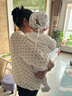 戴維貝拉（DAVE＆BELLA）女童毛衣薄款外套中大童針織開衫童裝夏季新款幼兒服裝小童外衣 白色【現貨】 90 cm（建議身高80-90cm） 曬單實拍圖