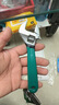 綠林（GREENER）活動(dòng)扳手6寸套裝工具活口扳手多功能大開口沾塑扳手家用活扳子 曬單實(shí)拍圖