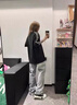 燦圖煙灰色牛仔褲男夏季新款美式復古潮流vibe褲子窄版顯瘦直筒微喇褲 煙灰色 L 曬單實(shí)拍圖