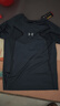 安德瑪（Under Armour）速干男潮短袖T恤衣男夏季冰絲衣運動(dòng)跑步健身半截袖 灰色1620 XL 130-150 曬單實(shí)拍圖