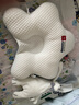 Hoag（霍格）嬰兒定型枕糾正頭型0-6-12月矯正新生兒寶寶枕頭護頸神器 白+藍色 【母嬰A類一等品】 曬單實拍圖