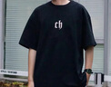 CHINISM CH純色簡(jiǎn)約短袖男夏季T恤半袖時(shí)尚寬松潮流休閑潮牌圓領(lǐng)情侶上衣 復古紅 M 曬單實(shí)拍圖
