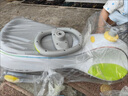 兒童扭扭滑板車1-8歲可座溜溜搖擺靜音防側(cè)翻寶寶玩具室內(nèi)外嬰幼 灰石白+加寬靜音閃光輪+燈光音樂 曬單實拍圖