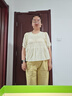 鹿依檸休閑褲女裝套裝2025夏季新款韓版時尚百搭氣質(zhì)小個子顯瘦闊腿褲子 杏色上衣+卡其褲子 XL （建議120-135斤） 曬單實拍圖