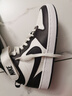 NIKE 耐克童鞋 COURT BOROUGH MID 男女童中幫魔術(shù)貼兒童運動(dòng)休閑板鞋 曬單實(shí)拍圖