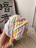 趣木也3.3兩大團細冰條線(xiàn)粗毛線(xiàn)團手工diy材料勾鞋鉤拖鞋男女編織圍巾 淺灰【3.3兩/大號線(xiàn)團】 曬單實(shí)拍圖