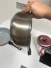 炊大皇304不銹鋼湯鍋+蒸屜 湯蒸燉鍋蒸鍋雙耳煮粥煮面 22cm 電磁爐通用 曬單實(shí)拍圖