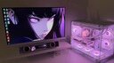 漫步者花再Halo SoundBar桌面音響音箱家用臺式電腦游戲音響長條有線音箱藍牙5.4RGB燈效 破曉白 曬單實拍圖