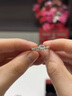 GIOIO結(jié)婚鉆戒女莫桑鉆戒指女純銀情侶對戒結(jié)婚仿真求婚戒指紀念日禮物 情侶對戒（女戒60分+男戒30分） 女戒男戒開口可調(diào)節(jié) 曬單實拍圖