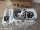 大衛旋轉拖把36cm桿伸縮99-127cm 2頭加厚拖布  D10雙驅動(dòng)免手洗 曬單實(shí)拍圖