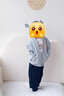 G.DUCKKIDS男童外套春秋季兒童外套2025新款衛(wèi)衣女寶寶洋氣小孩開衫外出服潮 熱售灰色帶帽外套 不含內(nèi)搭 90 cm建議身高76-85cm 曬單實拍圖
