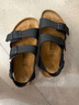 BIRKENSTOCK勃肯德國進(jìn)口男女款時(shí)尚舒適百搭軟木Milano系踝涼鞋 黑色-常規(guī)版34791 41 曬單實(shí)拍圖