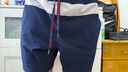 速比濤（Speedo）泳褲男復(fù)古系列男士撞色沙灘褲 戶(hù)外休閑運(yùn)動(dòng)高彈速干 深藍(lán)色 L 曬單實(shí)拍圖