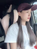 拽貓汽車(chē)頭枕女司機車(chē)用小個(gè)子靠枕座椅腰部靠墊頭頸枕腰靠套裝 頭枕1個(gè) 【60D環(huán)抱舒頸】少女粉 曬單實(shí)拍圖