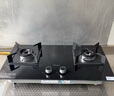 美的（Midea）燃氣灶雙灶家用5.0KW大火力黑晶寬面板臺嵌兩用雙灶液化氣灶Q330 曬單實拍圖