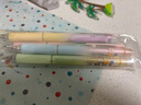 晨光（M&G）文具多巴胺熱可擦按動子彈頭 0.5mm晶藍色簽字筆學生書寫考試辦公高顏值系列4支/盒 AKPH3222B2-ZZ 曬單實拍圖