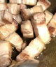 京東跑山豬去皮五花肉塊凈重4斤 烤肉炒菜食材 新鮮速凍 紅燒肉原料 曬單實(shí)拍圖