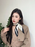 CRANTA KOMEIA真絲絲巾女100%桑蠶絲春季小方巾圍脖領(lǐng)巾媽媽生日禮物送女友老婆 米白 高級感送女朋友愛(ài)人實(shí)用高檔 曬單實(shí)拍圖
