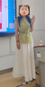 歌莉婭無(wú)袖醋酸上衣女夏季2025歐若風(fēng)穿搭設(shè)計(jì)感扭結(jié)T恤1E4C3I430 09G抹茶綠 XS 曬單實(shí)拍圖