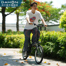 大行（DAHON）D6折疊自行車20英寸6速入門級折疊車成人學生通勤休閑單車KBC061 麗面黑 曬單實拍圖
