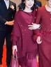 恒源祥披肩女2025新款婚紗圍巾女士岳母冬季旗袍罩衫羊毛針織女式開衫 酒紅色加厚帶袖口送運(yùn)費(fèi)險(xiǎn) 曬單實(shí)拍圖