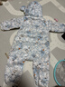巴拉巴拉童裝嬰兒連體羽絨服輕薄羽絨服寶寶衣服冬裝抱衣爬服男童女童 白藍色調00318 90cm 曬單實(shí)拍圖