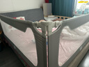 湯米媽媽（Tommy&Kids）床圍欄護(hù)欄寶寶防摔防護(hù)欄嬰兒圍擋床邊擋板床上安全床欄 A2-城堡灰 Tom 2.0米（單面裝） 曬單實拍圖
