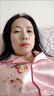 莫代爾冰絲睡衣女春夏季薄款冰雪絲短袖開衫女士家居服套裝可外穿 藕荷晚櫻 L 【100-120斤 160-165cm】 曬單實(shí)拍圖