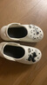 TOOMANYSHOES【明星同款】你的小熊輕氣球彩色泡泡洞洞鞋外穿涼鞋情人節送女友 米白色（輕氣球款） 20 36/37 曬單實(shí)拍圖