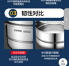 蘇泊爾（SUPOR） 蒸鍋304不銹鋼雙層加厚大容量家用復(fù)底二層蒸籠電磁爐燃?xì)馔ㄓ缅?蒸鍋【贈(zèng)蒸布】 2層 26cm 曬單實(shí)拍圖