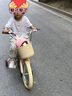 鳳凰（Phoenix）兒童自行車3-4-6-10歲寶寶腳踏車男孩女孩童車折疊單車 仰望櫻花粉+輻條輪-帶后座款 16寸（建議身高110-130cm） 曬單實拍圖