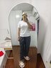 VVC成毅同款防曬褲女闊腿褲女新款夏季高腰寬松直筒戶外休閑褲 星河灰 L 【165-175cm 60-68kg】 曬單實(shí)拍圖