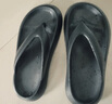 俞兆林（YUZHAOLIN）人字拖女外穿厚底踩屎感夾腳拖外穿沙灘鞋 YQ690 黑色 40/41 曬單實拍圖
