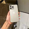 圖璐璐【自帶鏡頭膜】適用蘋果16/15Promax手機殼iPhone14pro全包防摔13PM男超薄磨砂plus新款散熱保護(hù)套 【鈦原色】超薄-散熱-防指紋 蘋果15promax【自帶鏡頭膜】 曬單實拍圖