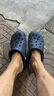 crocs卡駱馳洞洞鞋貝雅男鞋女鞋輕便耐磨一腳蹬拖鞋休閑鞋|10126 深藍-410 39 (240mm) 曬單實(shí)拍圖