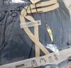 品彩（PinCai）天絲牛仔褲女夏季薄款冰絲直筒寬松高腰垂感寬松闊腿褲 P133N1525 曬單實拍圖