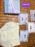 芬騰（FENTENG）內褲女4條裝10A抑菌加長襠純棉透氣舒適包臀中腰三角褲 曬單實拍圖