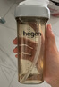 HEGEN海格恩吸管杯兒童水杯學(xué)飲杯奶瓶1-3-6歲直飲吸管嬰兒寶寶牛奶杯 【自主吮吸】 330ml 吸管杯-高級灰 曬單實拍圖
