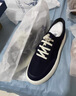 美國(guó)馬球協(xié)會(huì)（U.S.POLO ASSN.）男鞋2025夏季新款厚底增高經(jīng)典板鞋男透氣輕便布鞋男士休閑鞋 藏青【輕盈透氣+防滑耐磨】 41 標(biāo)準(zhǔn)皮鞋碼 曬單實(shí)拍圖