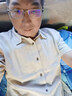 霞湖世家100支圓領(lǐng)短袖T恤男夏季7A抑菌液氨涼感打底衫023 田園綠  XL 曬單實(shí)拍圖