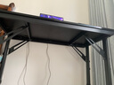 盛翹銘楚新款臺式電競雙人可升降碳纖維電腦桌子家用辦公桌書桌網(wǎng)吧游戲桌 [暗夜戰(zhàn)士]120*60CM 曬單實拍圖