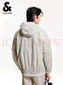 杰克·瓊斯（JACK&JONES）25年男裝防曬衣服男士UPF50+寬松連帽外套秋季戶(hù)外滿(mǎn)印薄款皮膚衣 C63淺卡其色常規 M 175 曬單實(shí)拍圖