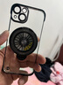 福順奢適用iphoen16pro電鍍無邊框手機殼蘋果16promax透明15pm自帶鏡頭膜14旋轉(zhuǎn)陀螺支架13超薄12半包 星空黑【無邊框帶鏡頭膜*旋轉(zhuǎn)黑陀螺支架】 iPhone 13 曬單實拍圖