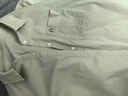 Hush Puppies【挺括柔軟】暇步士女裝2025夏季新款簡約基礎(chǔ)七分袖襯衫 淺春綠 M 曬單實拍圖